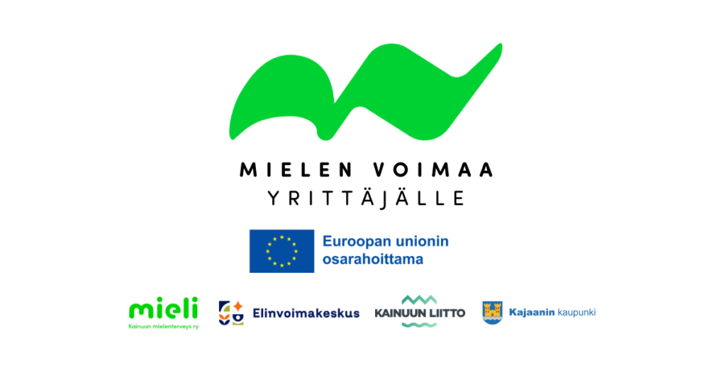 Mielen voimaa yrittäjälle hankkeen logot