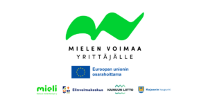 Mielen voimaa yrittäjälle hankkeen logot