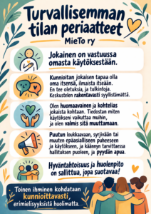 Turvallisemman tilan periaatteet – MieTo ry