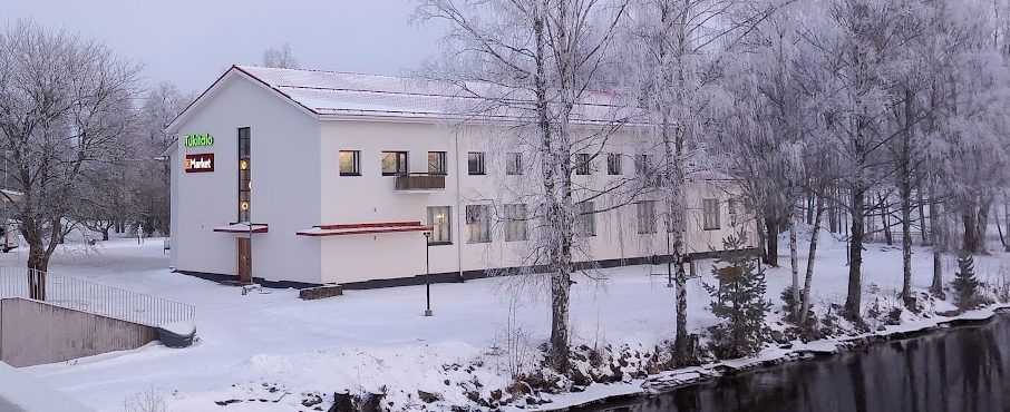 Kriisikeskus Asemakadulla talviasussaan